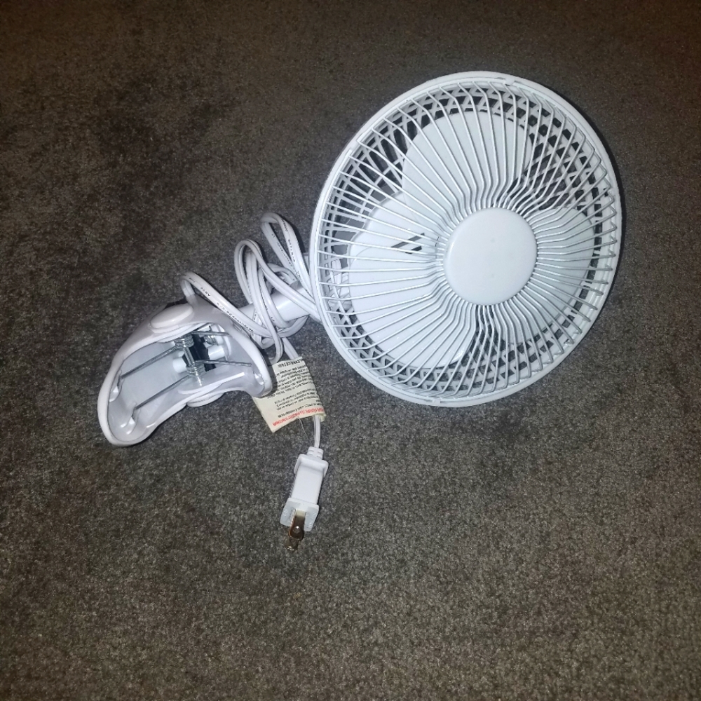 2 Speed Intertek 6in Clip On Fan.